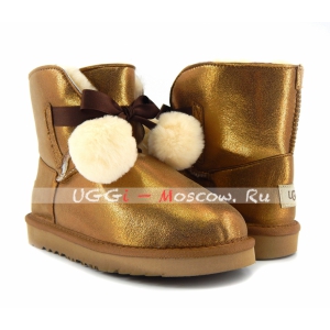 Ugg Kids Gita II Metallic Boot - Chestnut