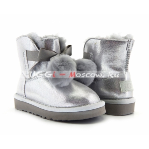 Ugg Kids Gita II Metallic Boot - Silver