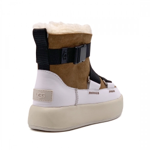 Ugg Classic BOOM BUCKLE Boot - White