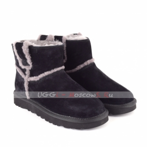 Ugg Classic Mini SPILL SEAM Boot - Black