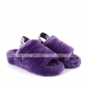 Ugg Fluff Yeah Slide - Violet Bloom