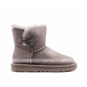 Ugg Mini Bailey Button STAR - Grey