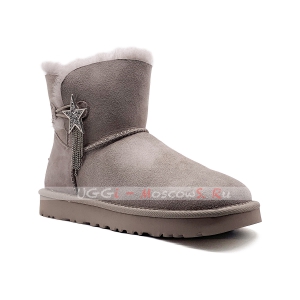 Ugg Mini Bailey Button STAR - Grey