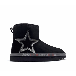 Ugg Mini SEQUINS Boot - Black