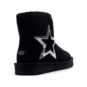 Ugg Mini SEQUINS Boot - Black