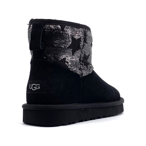 Ugg Mini SHABBY STAR Boot - Black