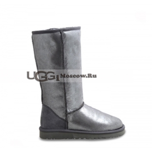 UGG Women Classic Tall Glitter - Grey