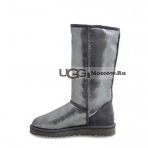 UGG Women Classic Tall Glitter - Grey