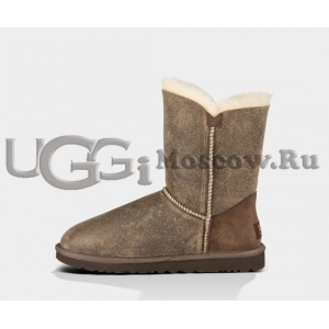 UGG Women Bailey Button Bomber - Chocolate