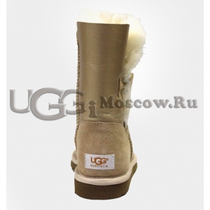 UGG Women Bailey Button Metallic - Soft Gold