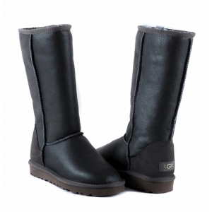 UGG Women Metallic Tall - Grey