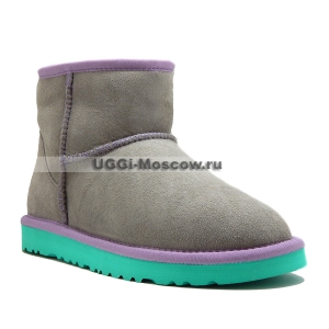 UGG Women Classic Mini - Light Grey Neon