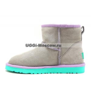 UGG Women Classic Mini - Light Grey Neon