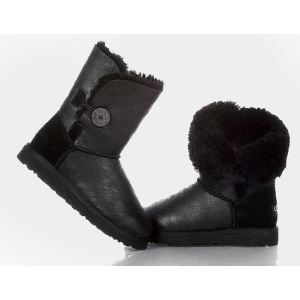 Ugg Kids Bailey Button Metallic - Black