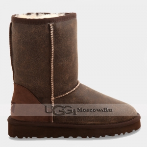 UGG Women Classic Short Bomber - Chocolate