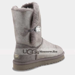 UGG Women Bailey Button Glitter - Grey