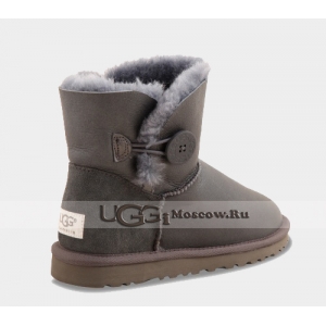 UGG Women Bailey Button Mini Metallic - Grey