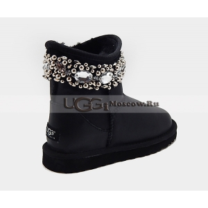 Ugg & Jimmy Choo Crystals Metallic - Black