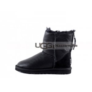 Ugg Women Zip Mini Metallic - Black