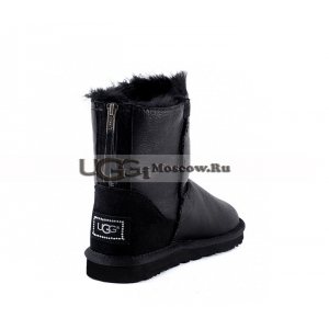 Ugg Women Zip Mini Metallic - Black