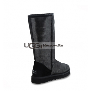 UGG Women Classic Tall Glitter - Black