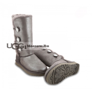 UGG Women Classic Tall Glitter - Grey