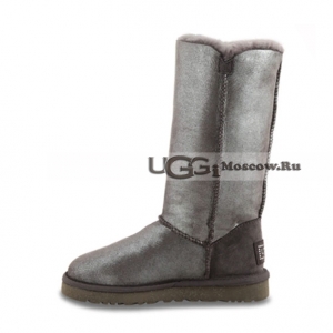 UGG Women Classic Tall Glitter - Grey