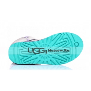 Ugg Women Bailey Button - Grey and Aqua