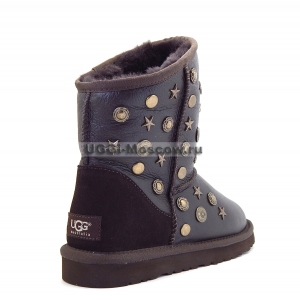 UGG & Jimmy Choo Starlit Metallic Chocolate