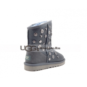 UGG & Jimmy Choo Starlit Metallic Grey