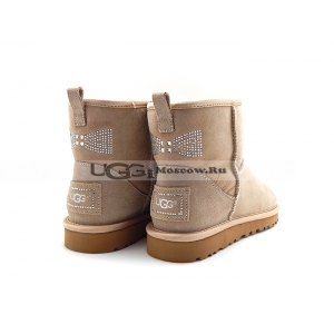 Ugg Women Mini Crystal Bow - Sand