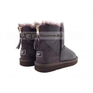 Ugg Women Zip Mini Metallic - Chocolate