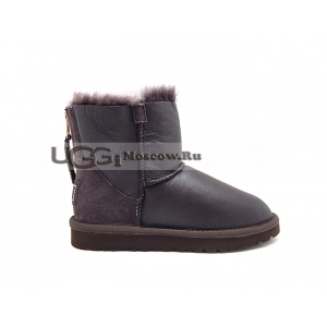 Ugg Women Zip Mini Metallic - Chocolate