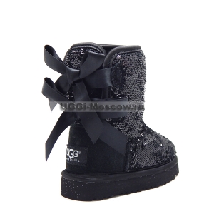 UGG Kids Sparkles Bailey Bow - Black