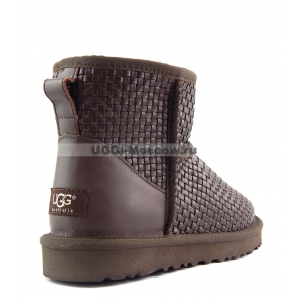 UGG Women Mini Bottega Veneta - Chocolate