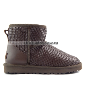 UGG Women Mini Bottega Veneta - Chocolate