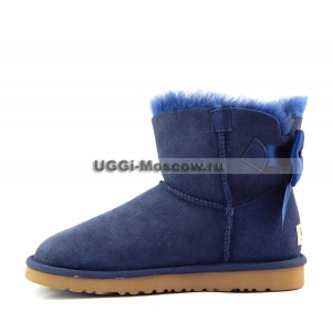 Ugg Women Mini Bailey Bow Medallion - Navy