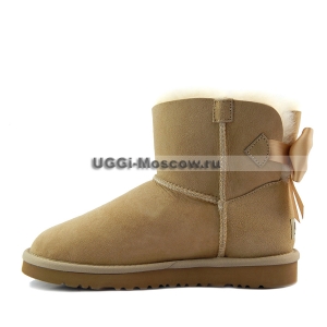 Ugg Women Mini Bailey Bow Medallion - Sand