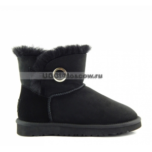 UGG Mini Bailey Button Ornate - Black