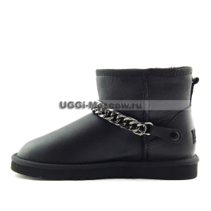 UGG Women Mini Short Metallic Chain - Black