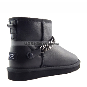 UGG Women Mini Short Metallic Chain - Black