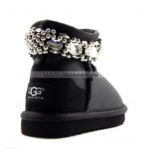 KIDS Ugg & Jimmy Choo Crystals Metallic - Black