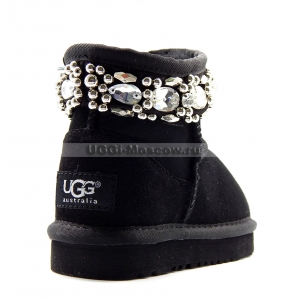 KIDS Ugg & Jimmy Choo Crystals - Black