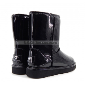 UGG & Jimmy Choo Classic PATENT II - Black