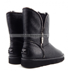 UGG & Jimmy Choo GRANULAR SKIN - Black