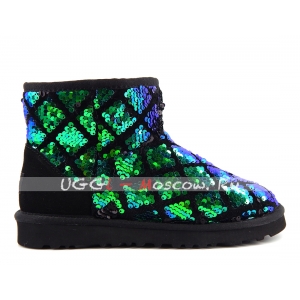 Ugg Women Mini Sparkles - Multi Green