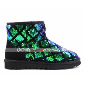 Ugg Women Mini Sparkles - Multi Green