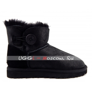 UGG Bailey Button Mini Bomber NEW - Black