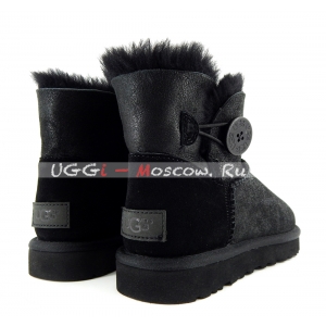 UGG Bailey Button Mini Bomber NEW - Black