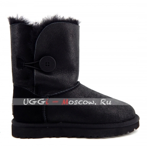 UGG Bailey Button Short Bomber NEW - Black